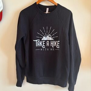 Black 'Take a Hike' Sweatshirt